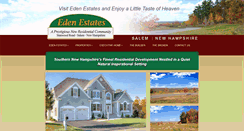 Desktop Screenshot of edenestatesnh.com